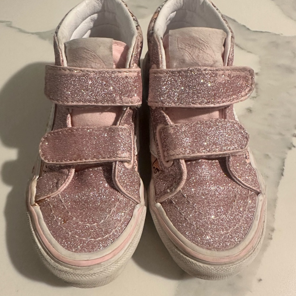 Vans Sparkly Pink Kids Sneakers